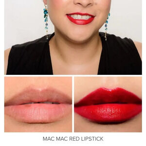 MAC Cosmetics Lipstick Mac Red (Satin) -3g